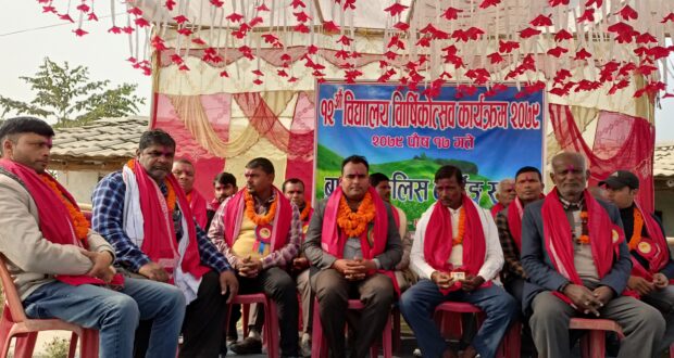 बौधिमाईको इनरवारीमा रहेको ब्राइट इंग्लिस बोर्डिङ्ग स्कुलले मनायो आफनो १२ औ वार्षिकोत्सब