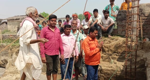 फतुवा बिजयपुरको टेंग्राहामा विद्यालय भवनको शिलान्यास ।
