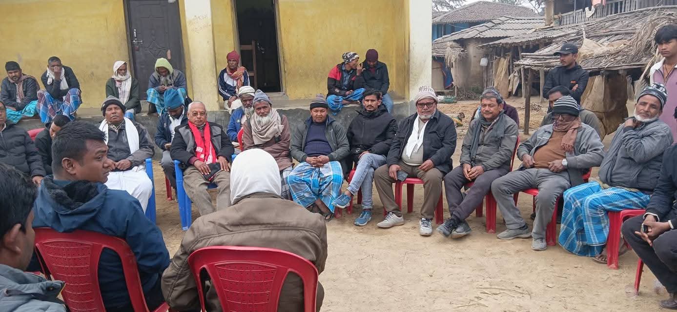 गुजरा-७ मा जसपा नेपालका उम्मेदवार गोविन्द चौधरीको जनसम्पर्क अभियान