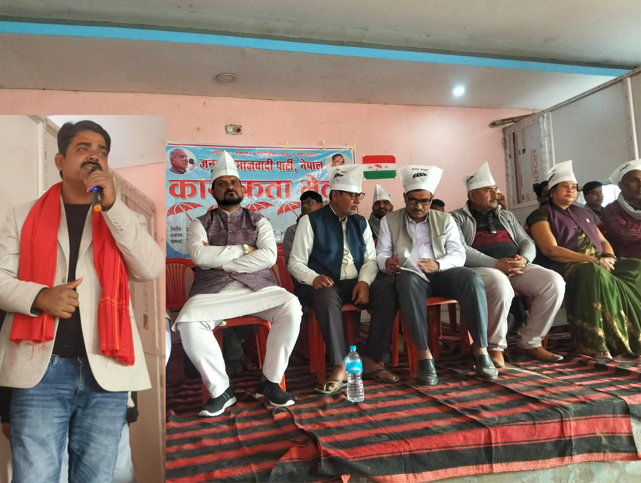 रौतहट-१ मा जसपा नेपालको चुनावी प्रचार तीव्र,योगेन्द्र यादवलाई मतदान गर्न जिल्ला अध्यक्ष राजिव रन्जन यादवको अपिल