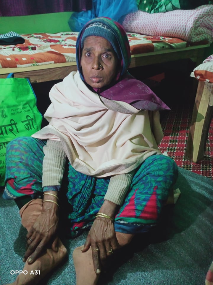 मानव सेवा केन्द्र गौरद्वारा बहिरा बृद्ध महिलाको उद्धार