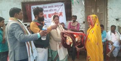 बौधीमाईमा उपमेयर कुशवाहाद्धारा अपाङ्ग व्यक्तिहरुलाई बलैंकेट वितरण