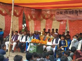 बृन्दावनमा राष्ट्रपति रनिङ शिल्ड प्रतियोगिता मेयर यादवद्धारा उदघाट्न