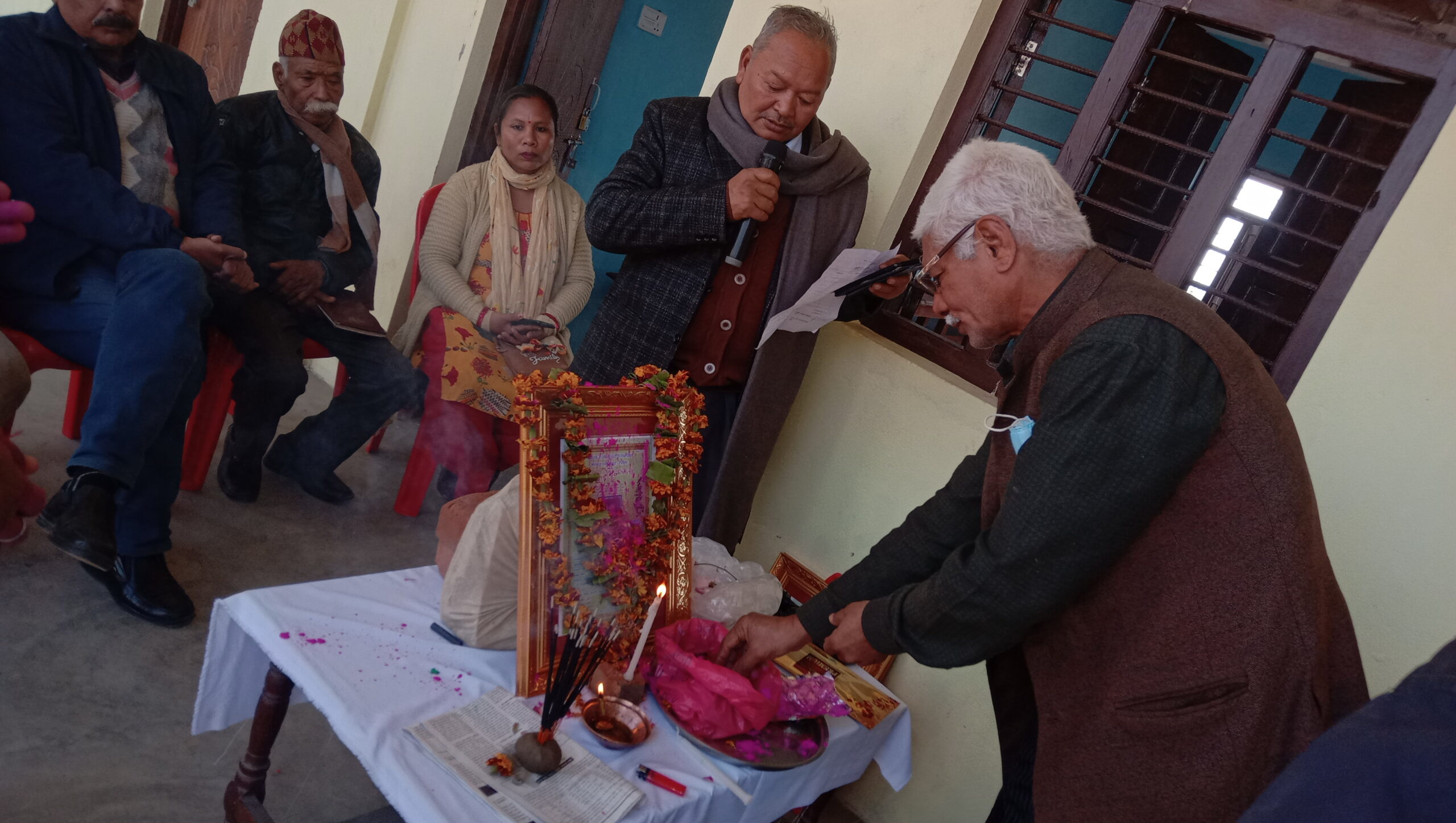गुजरा नपाको केवल रामसुरत क्याम्पसको जग्गादाता किशोरी चौधरीलाई श्रद्धाञ्जली अर्पण