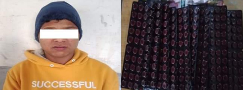 रौतहट प्रहरीद्वारा लागु औषध सहित एक जना पक्राउ