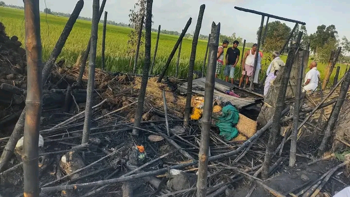 बौधिमाइ नपा -२ इनर्वामा आगलागी हुदा लाखौको क्षती ।