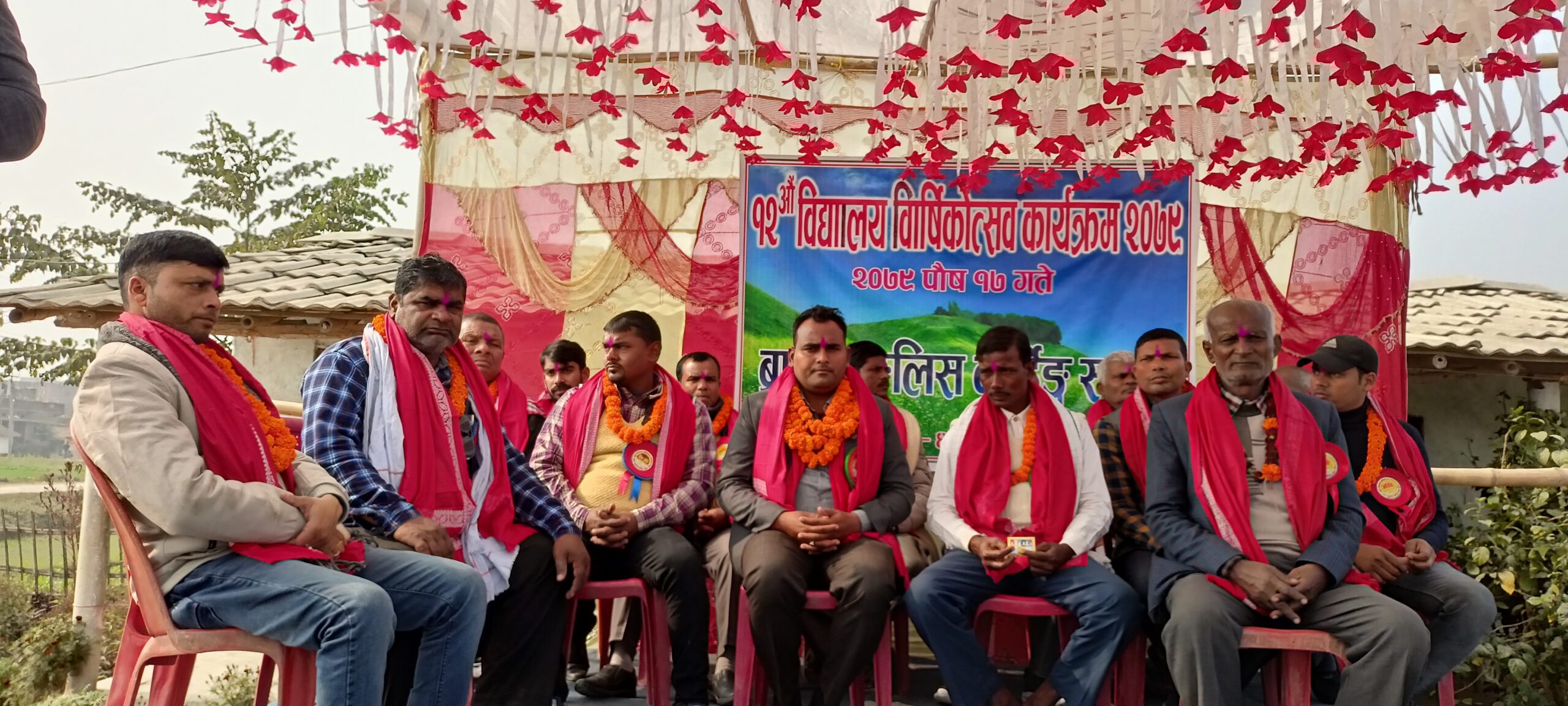 बौधिमाईको इनरवारीमा रहेको ब्राइट इंग्लिस बोर्डिङ्ग स्कुलले मनायो आफनो १२ औ वार्षिकोत्सब