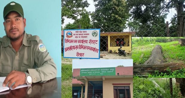 जनशक्ति अभावमा जंगलसहिय सब डिभिजन वन कार्यालय – प्रमुख हिराेहित चाैधरी ।