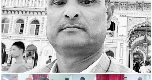 स्वास्थ्य कार्यालय राैतहटद्वारा देवाही गाेनाही शाखा प्रमुख यादवलाई श्रद्धाञ्जली अर्पण ।