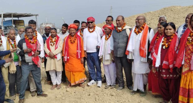 बाराको पचरौता-७ बेनौलीमा मेयर जलन्धर सिंहद्वारा एकै दिन २ शिलान्यास ।