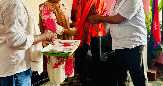 गुजरामा नयाँ प्रमुुख प्रशासकीय अधिकृत डा. श्रवण कुमार साहलाई भव्य स्वागत