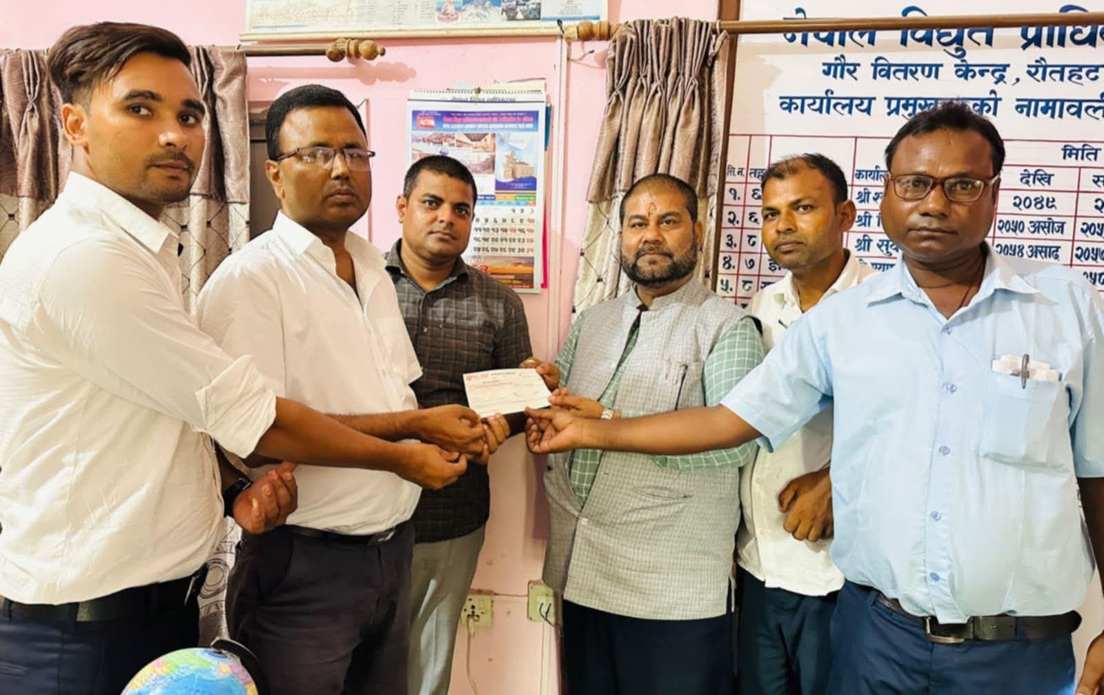 गरुडा नपाद्वारा कृषि सिँचाइ मिटरको १० लाखभन्दा बढी विद्युत महसुल भुक्तानी