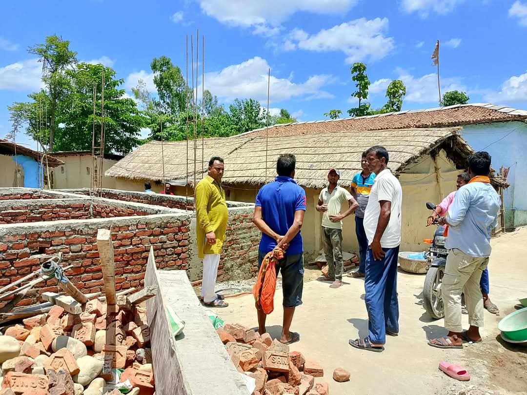 सांसद कनिश पटेलको पहलमा विपन्न र दलित समुदायका लागि सुरक्षित आवास निर्माण तीव्र