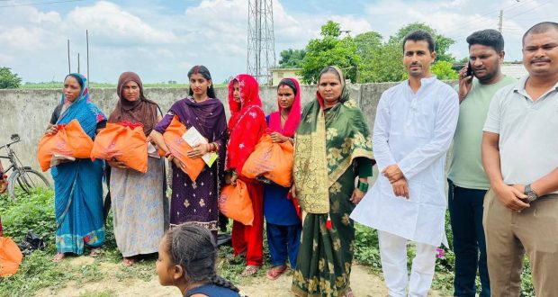 मातृ-शिशु स्वास्थ्यप्रति संवेदनशील पहल, भावी मेयर प्रत्यासी यादवद्वारा पोषणयुक्त खाद्यान्न वितरण