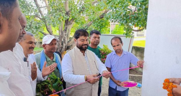 वंशीराम अनाथालय विद्यालय भवनको नगर प्रमुख जयसवालद्वारा उदघाटन