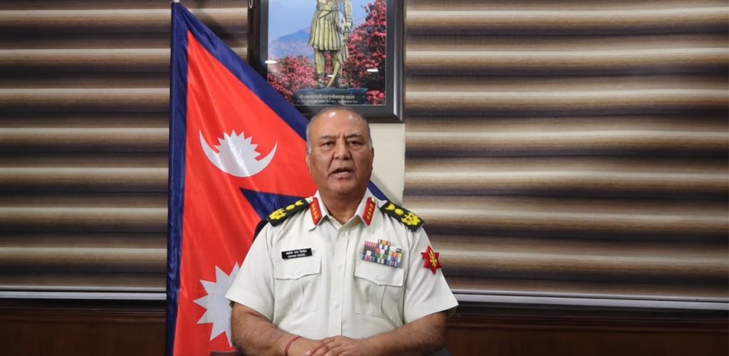 आन्दोलनरत पक्षलाई वार्तामा आउन प्रधानसेनापतिको अपिल