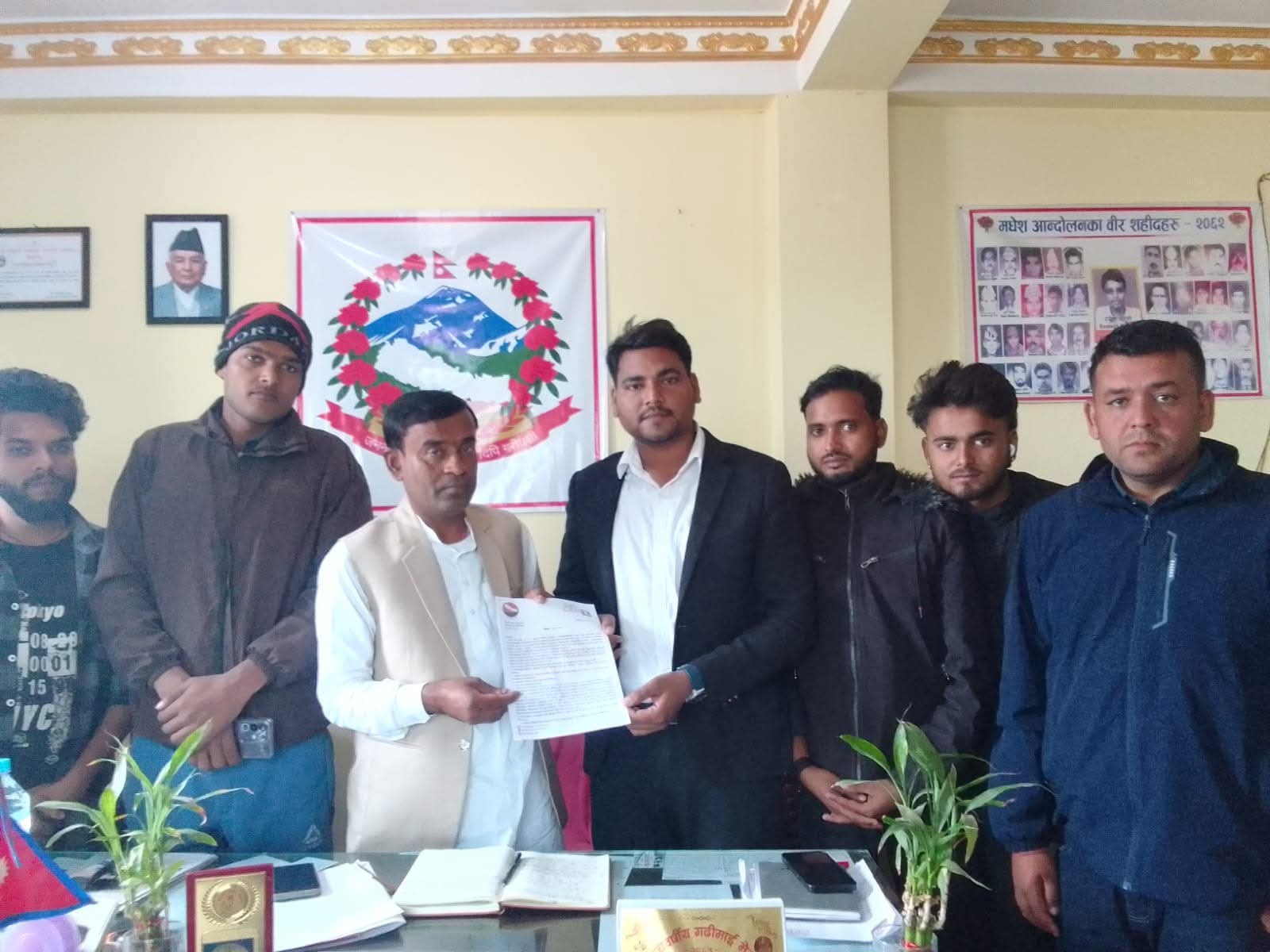 सेवा अ-व्यवस्था र बेतिथि सुधारको मागसहित जेनजी २.० द्वारा बौधिमाईमा ज्ञापनपत्र