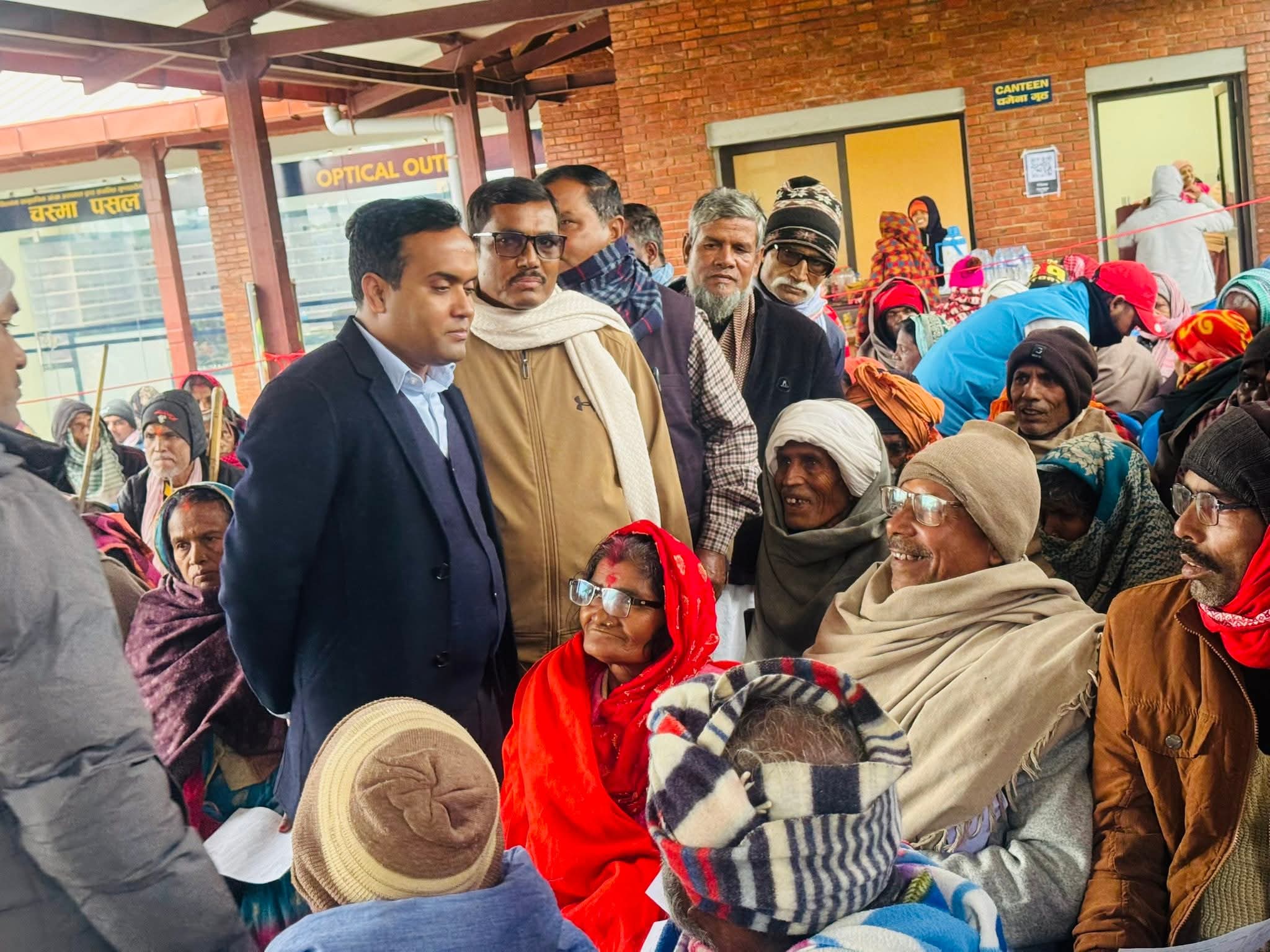 राजपुरमा दृष्टि फिर्ता गर्ने अभियान, ६२ मोतियाबिन्दु बिरामीको निःशुल्क शल्यक्रिया