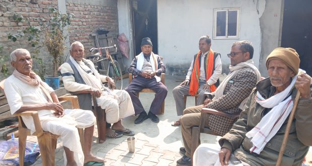रौतहट-३ मा जसपा उम्मेदवार गोविन्द चौधरी राजनीतिक भेटघाटमा