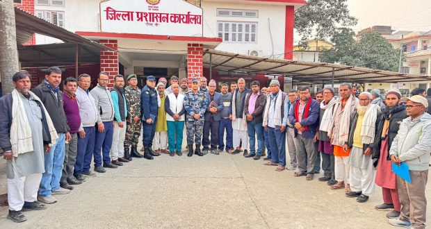 परोहाको रामपुर गाउँ घटनाबारे सर्वपक्षीय बैठक, तीनबुँदे सहमति