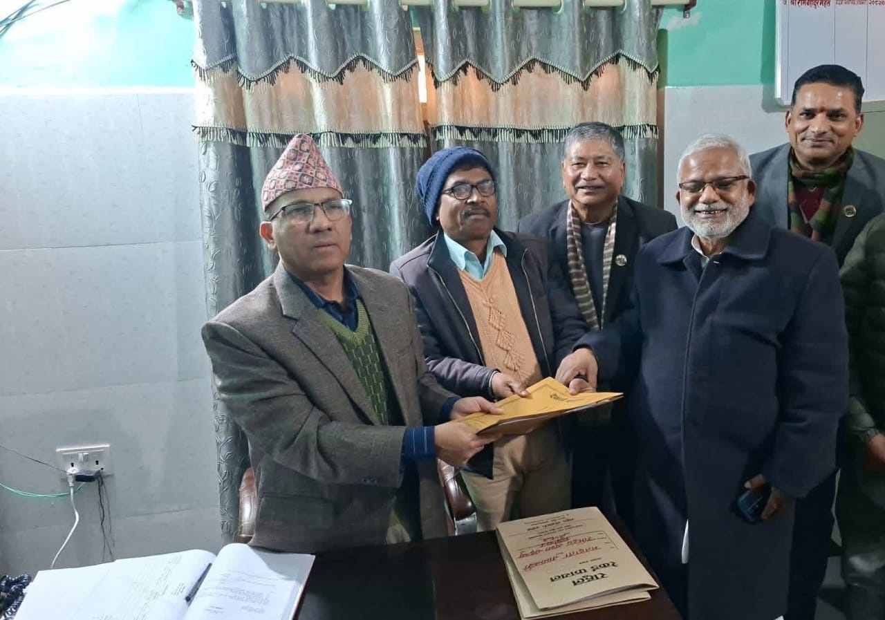 नेपाली कांग्रेसबाट मधेशमा धर्मेन्द्र पासवानको राष्ट्रियसभामा उम्मेदवारी दर्ता