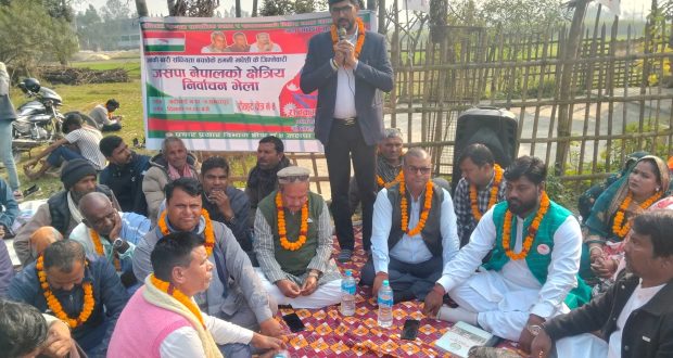 रौतहट-४ मा राजकुमार दासको घरदैलो अभियान तीव्र, गढीमाई छेउमा भव्य क्षेत्रीय भेला