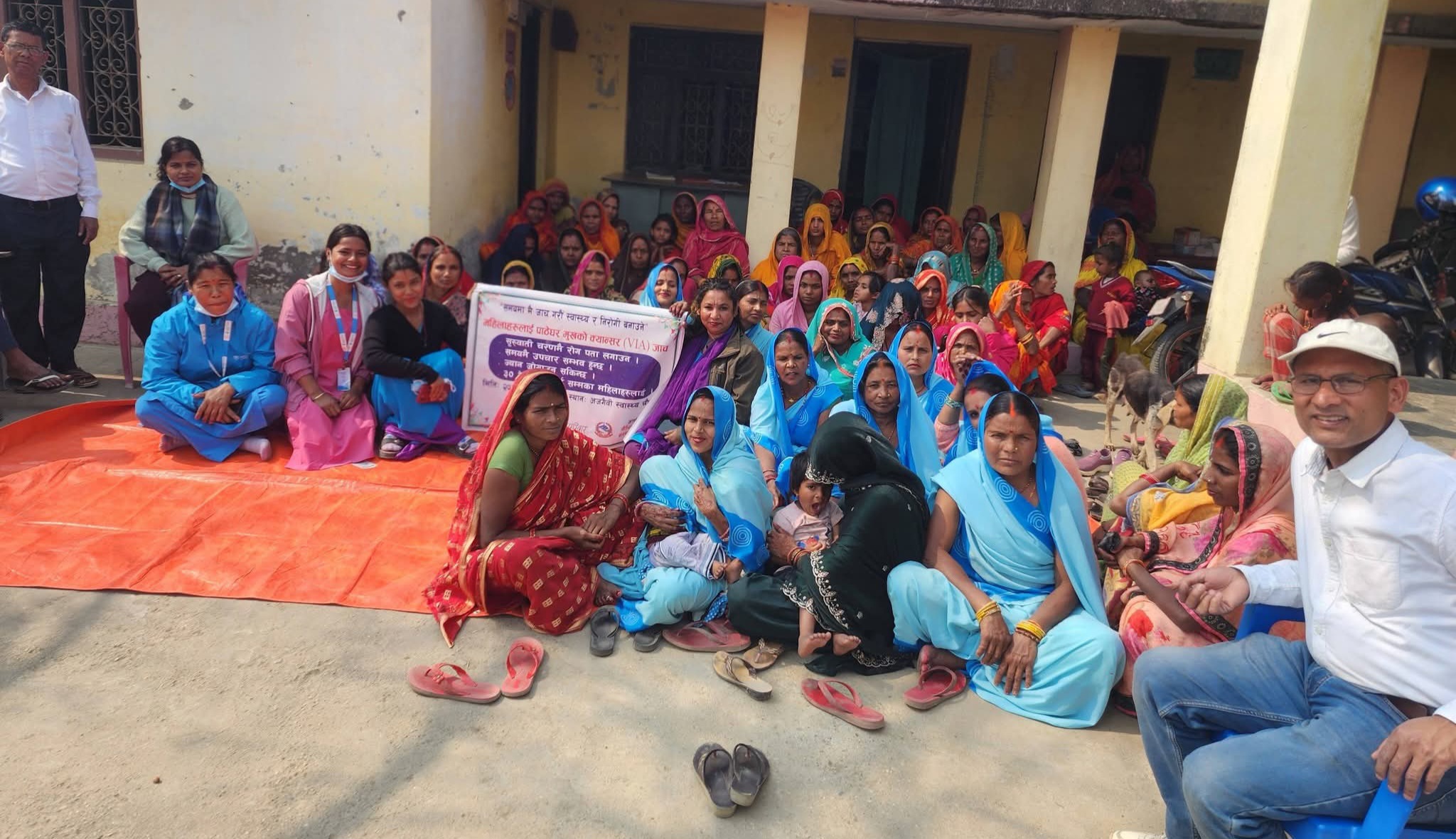 बौधिमाई-१ अजगैबीमा निःशुल्क प्रजनन स्वास्थ्य तथा VIA परीक्षण शिविर सम्पन्न