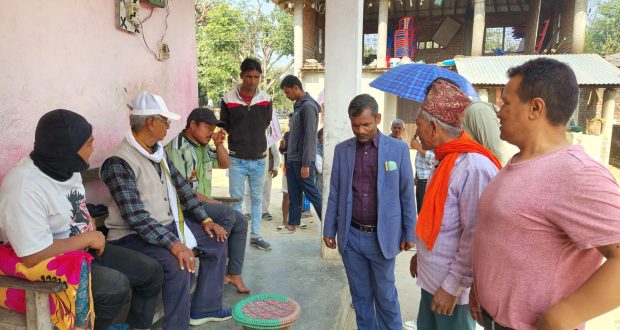 जंगलसहिया,सिमरीमा पहाडी समुदायको उत्साह: गोविन्द चौधरीलाई बलियो जनाधार