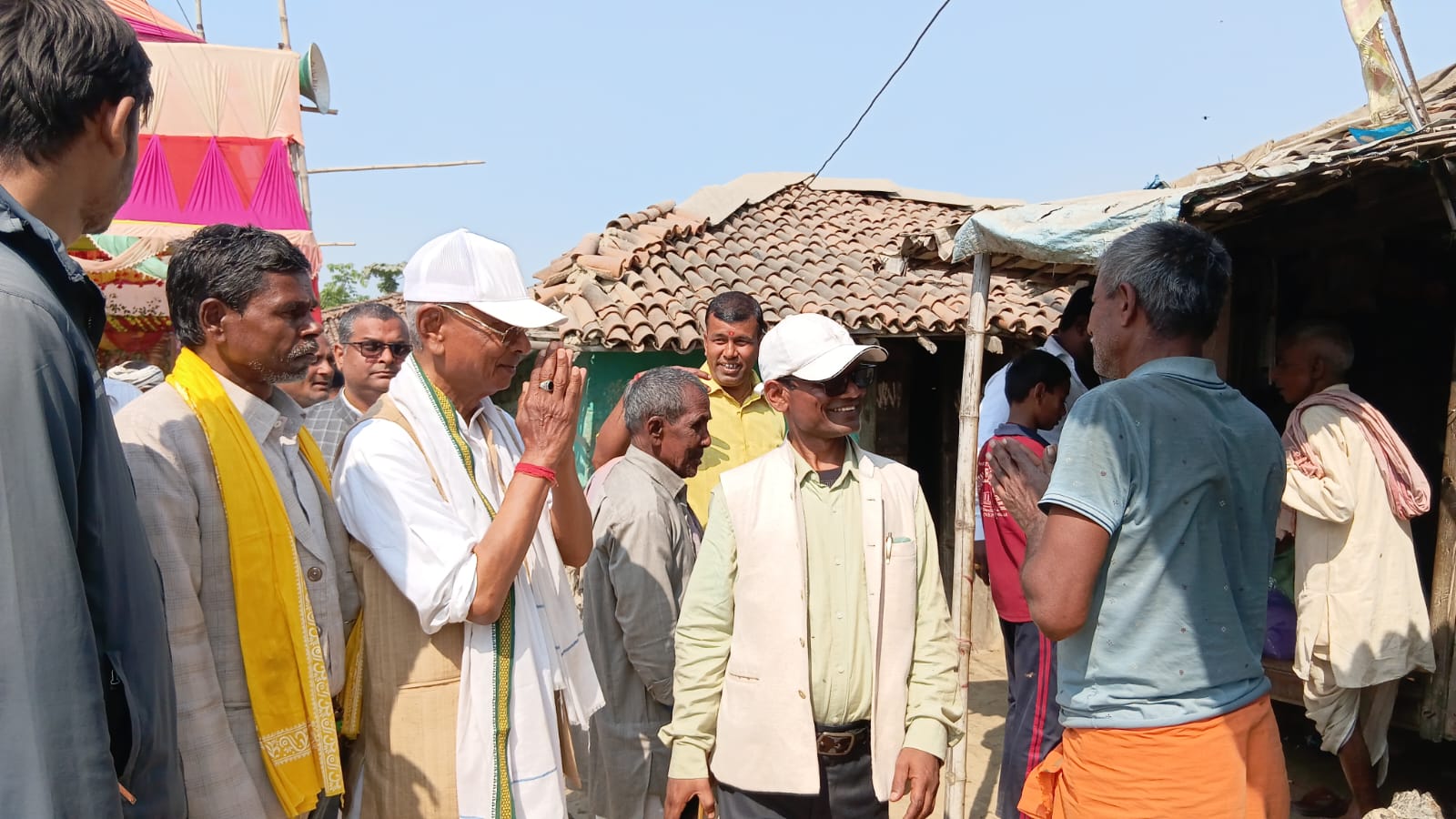 बलुआ टोलमा चौधरीको चुनावी भेटघाट, मतदाताले जित सुनिश्चित गर्ने दाबी