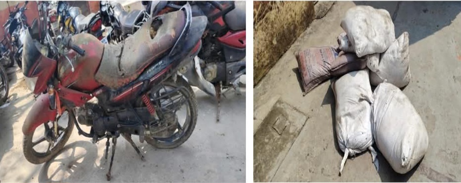 भन्सार छलिको सामानसहित मोटरसाइकल बुझाइयो गौर भन्सार