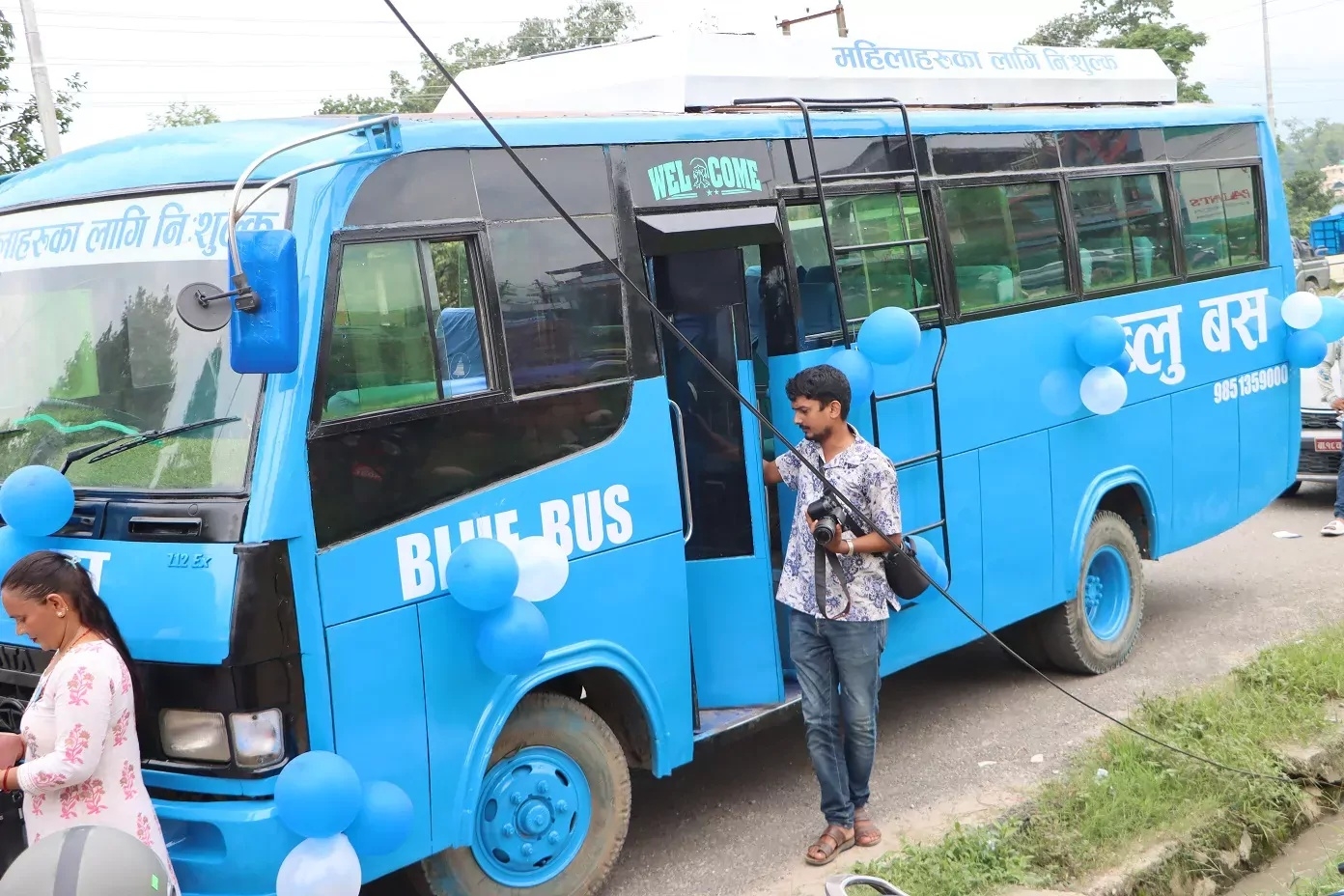 सातै प्रदेशमा महिलाहरूका लागि निःशुल्क ‘ब्लु बस’ सञ्चालन गर्ने सरकारको घोषणा