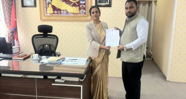 मधेशको औद्योगिक विकासका लागि मन्त्री पटेलको पहल, संघीय मन्त्रालयमा महत्वपूर्ण मागसहित पत्र पेश