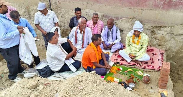 बौधीमाई नपा – २ मा श्री आधारभूत विद्यालयको नयाँ भवन शिलान्यास