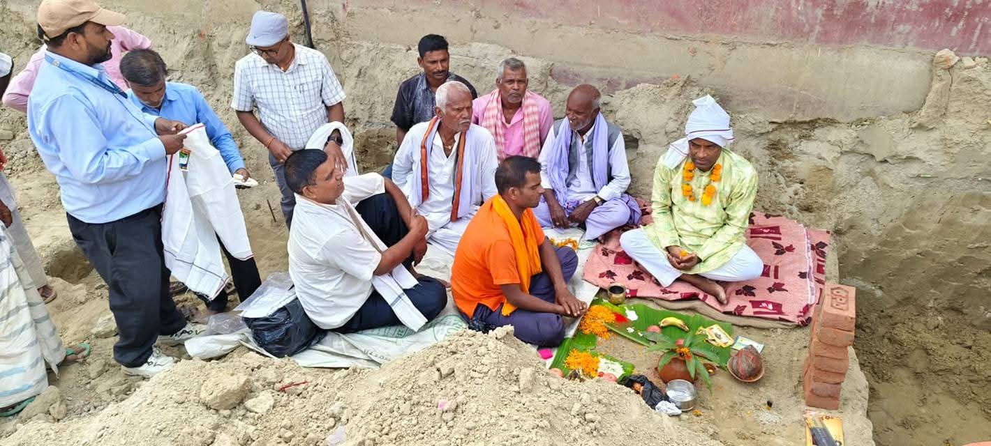 बौधीमाई नपा – २ मा श्री आधारभूत विद्यालयको नयाँ भवन शिलान्यास