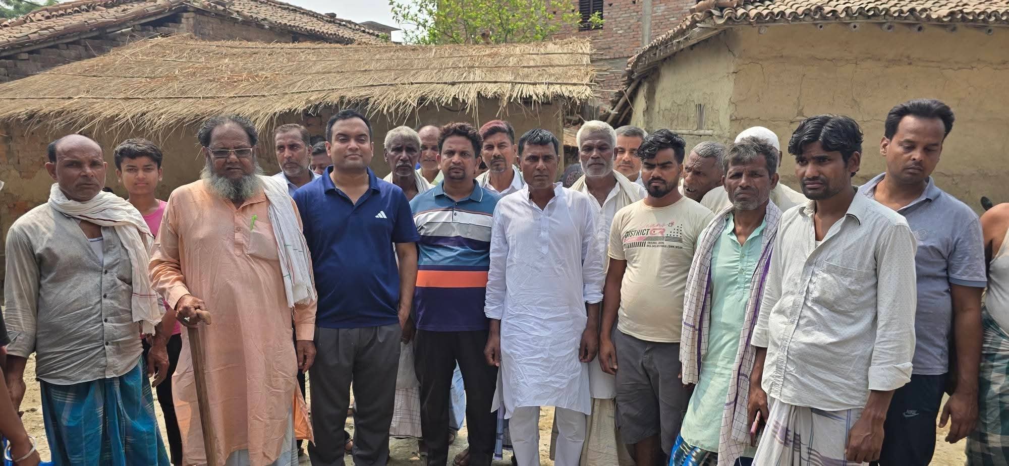 राजपुरमा पूर्वाधार विकासले गति लियो : मेयर डा. राजिक आलमद्वारा ढलान कार्यको शिलान्यास