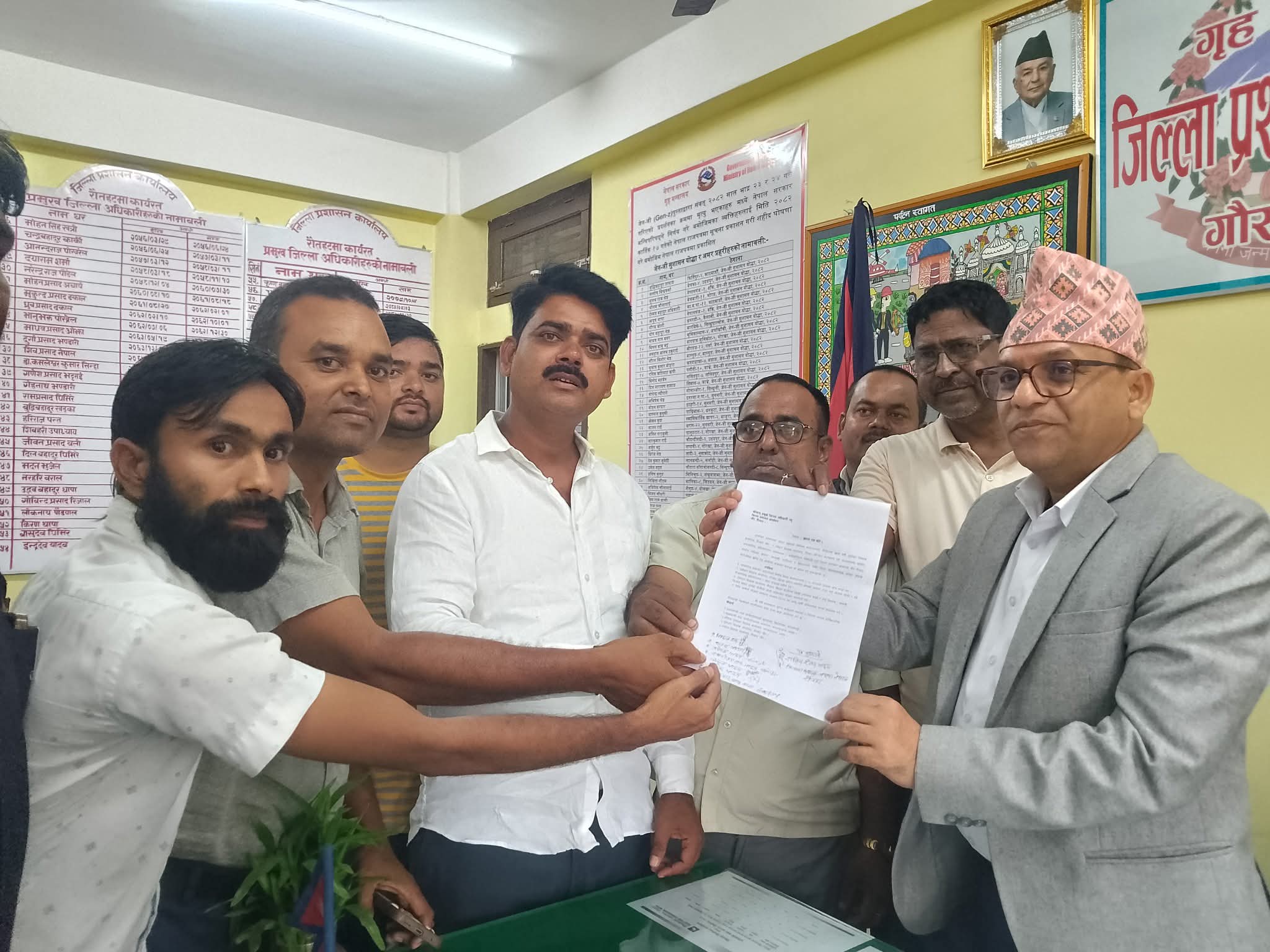 रौतहटमा विकास योजनामा अनियमितताको आरोप, जसपा नेपालद्वारा ज्ञापनपत्र