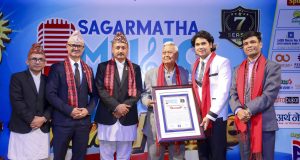 फेसन तथा पेजेन्ट कोरियोग्राफर अश्विनी कान्त झालाई ‘सगरमाथा कला सम्मान २०८२’ द्वारा सम्मानीत